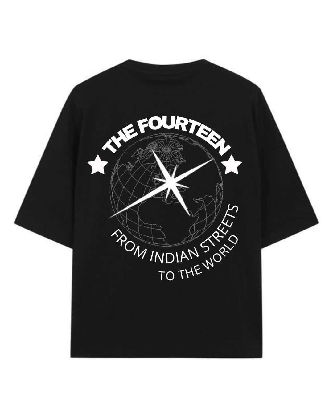 The Central Globe Design Oversized Tshirt