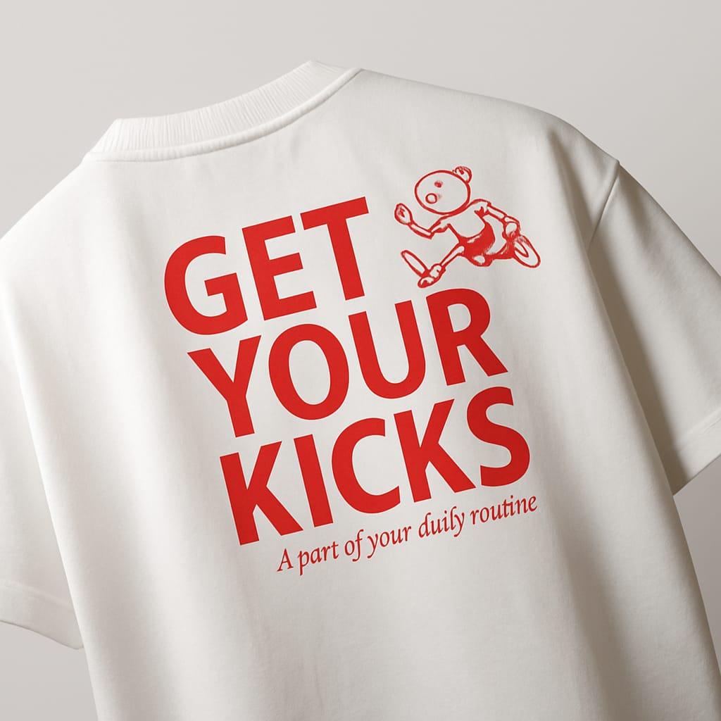 Get Your Kicks Oversize Tshirt